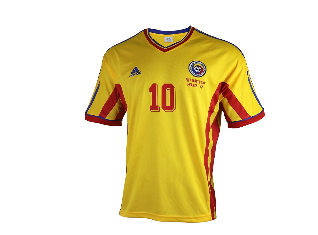 AAA Quality Romania 1998 World Cup Home Soccer Jersey